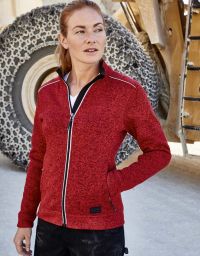 Fleece Jacke Damen Rot